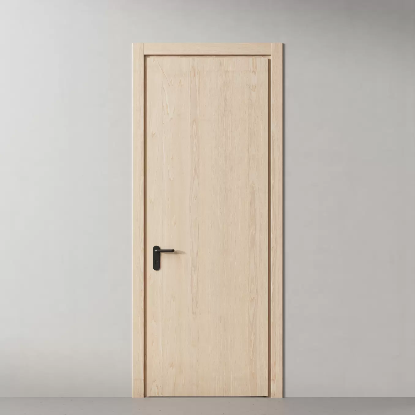 Противопожарные двери EI30, выбеленный дуб