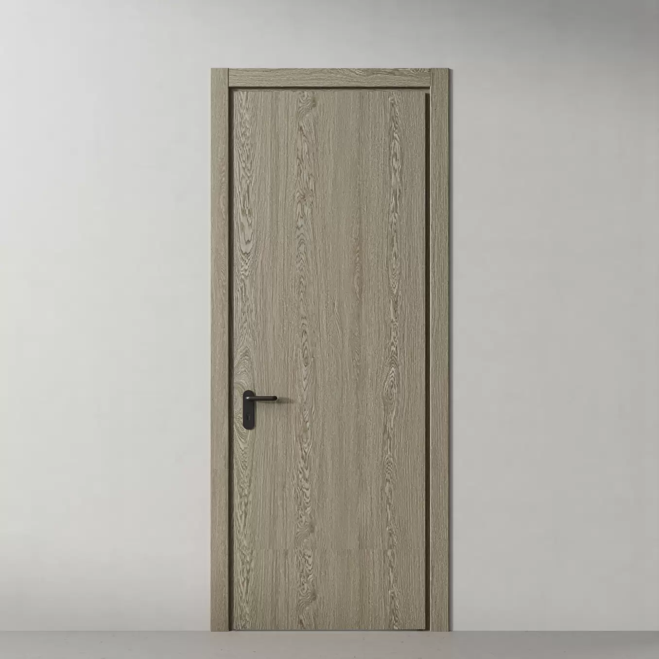 Противопожарные двери EI30, натуральный дуб шелковистый