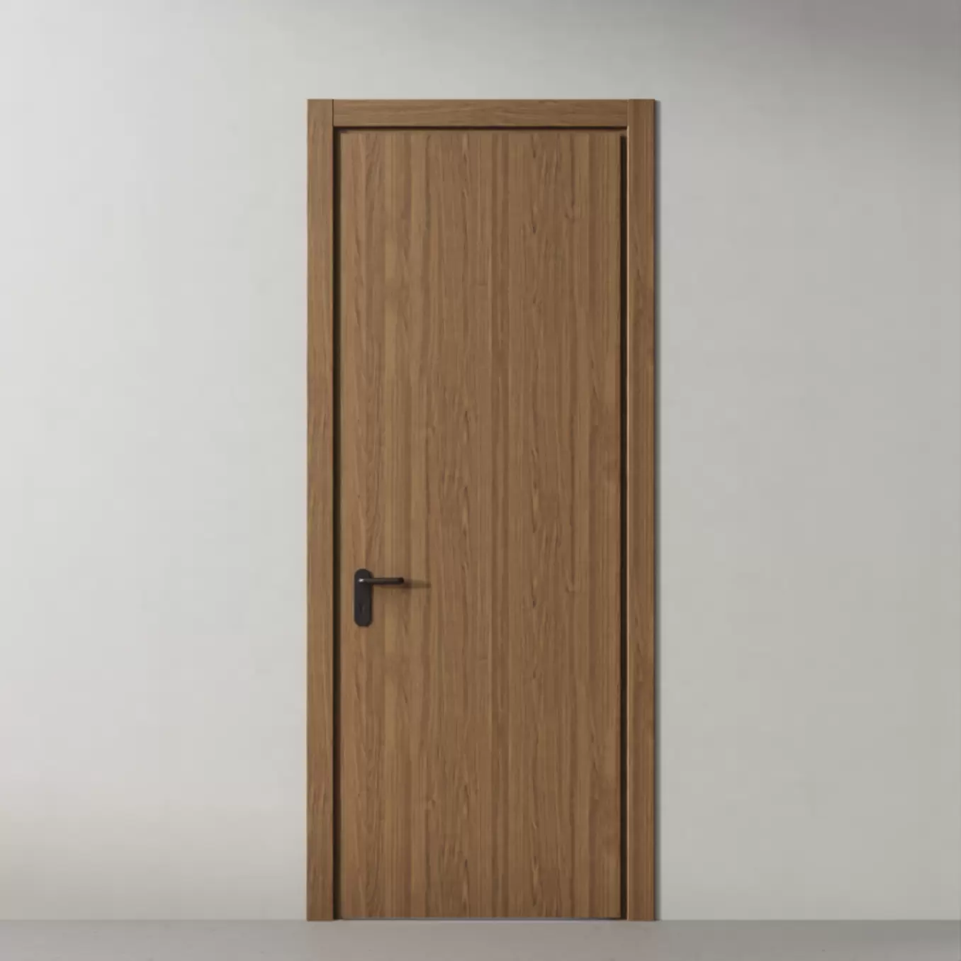 Противопожарные двери EI30, светлый орех